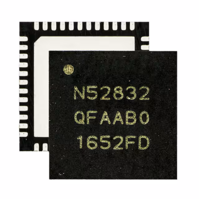 NRF52832-QFAB-G-R7 Nordic Semiconductor ASA  HF-Transceiver-ICs